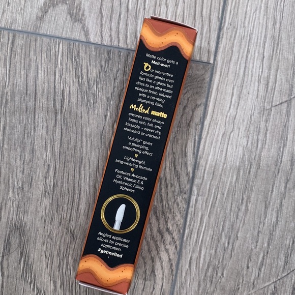 SOLD⚠️NIB TOO FACED MELTED MATTE LIQUIFIED LONG WEAR LIPSTICK Pumpkin Spice7ml - Picture 8 of 10